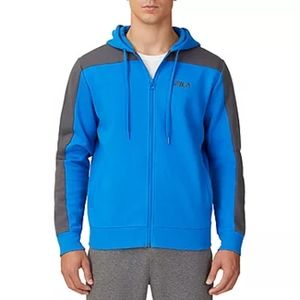 Men's Fila Full Zip Hoody, Blue